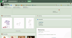 Desktop Screenshot of celticfey.deviantart.com