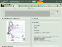 Tablet Screenshot of hinata-fat.deviantart.com