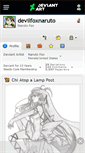 Mobile Screenshot of devilfoxnaruto.deviantart.com