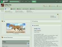 Tablet Screenshot of drifter-tex.deviantart.com