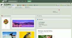 Desktop Screenshot of le-voyageur.deviantart.com