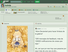 Tablet Screenshot of inuzelda.deviantart.com