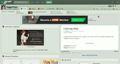 Desktop Screenshot of daggerpoint.deviantart.com