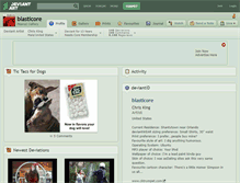 Tablet Screenshot of blasticore.deviantart.com