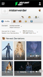 Mobile Screenshot of misterwerder.deviantart.com