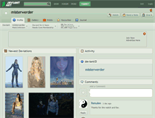 Tablet Screenshot of misterwerder.deviantart.com