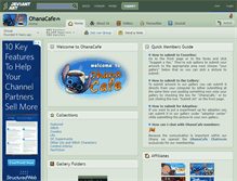 Tablet Screenshot of ohanacafe.deviantart.com