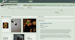 Desktop Screenshot of kel-00panther-ffwolf.deviantart.com