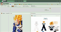 Desktop Screenshot of prinzvegeta.deviantart.com