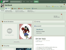 Tablet Screenshot of glenskunk.deviantart.com