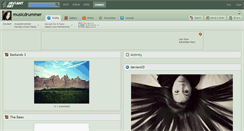 Desktop Screenshot of musicdrummer.deviantart.com
