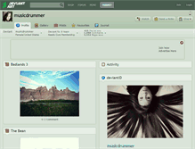Tablet Screenshot of musicdrummer.deviantart.com