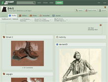Tablet Screenshot of d-k-s.deviantart.com
