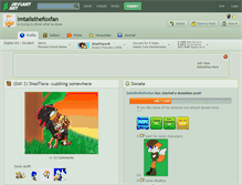 Tablet Screenshot of imtailsthefoxfan.deviantart.com