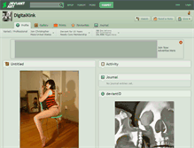 Tablet Screenshot of digitalkink.deviantart.com