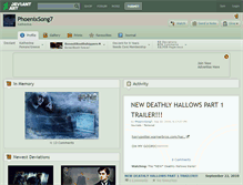 Tablet Screenshot of phoenixsong7.deviantart.com