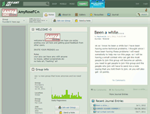 Tablet Screenshot of amyrosefc.deviantart.com