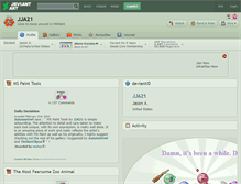 Tablet Screenshot of jja21.deviantart.com