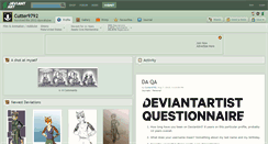 Desktop Screenshot of cutter9792.deviantart.com