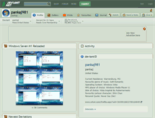 Tablet Screenshot of pankaj981.deviantart.com