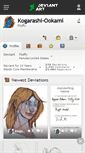 Mobile Screenshot of kogarashi-ookami.deviantart.com