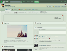 Tablet Screenshot of jeanhar.deviantart.com