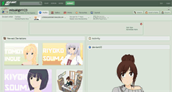 Desktop Screenshot of mizukigirl123.deviantart.com