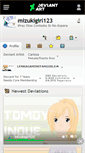 Mobile Screenshot of mizukigirl123.deviantart.com