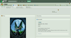 Desktop Screenshot of lillight.deviantart.com