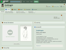 Tablet Screenshot of emspenguin.deviantart.com