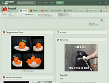 Tablet Screenshot of frealaf.deviantart.com