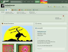 Tablet Screenshot of helianthorum.deviantart.com