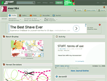 Tablet Screenshot of aless1984.deviantart.com