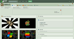 Desktop Screenshot of knightowl9.deviantart.com