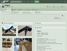 Tablet Screenshot of polgaro.deviantart.com