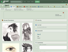 Tablet Screenshot of ina-d.deviantart.com