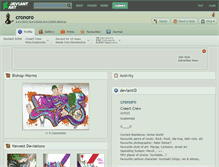 Tablet Screenshot of cronoro.deviantart.com