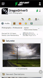 Mobile Screenshot of dragondriver5.deviantart.com