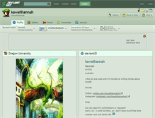 Tablet Screenshot of kawaiihannah.deviantart.com