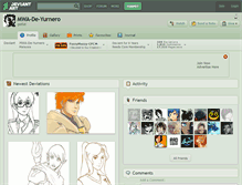 Tablet Screenshot of mwa-de-yurnero.deviantart.com