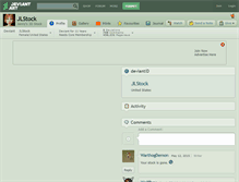 Tablet Screenshot of jlstock.deviantart.com