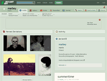 Tablet Screenshot of marbey.deviantart.com