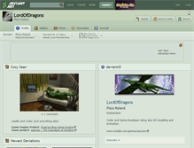 Tablet Screenshot of lordofdragons.deviantart.com