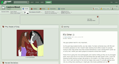 Desktop Screenshot of cassiwuvblood.deviantart.com