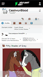 Mobile Screenshot of cassiwuvblood.deviantart.com