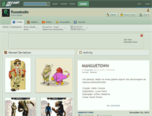 Tablet Screenshot of fluxostudio.deviantart.com