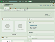Tablet Screenshot of dmsherwood53.deviantart.com