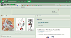Desktop Screenshot of jack-ratchet-fanclub.deviantart.com