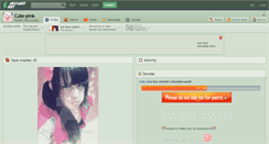 Desktop Screenshot of cute-pink.deviantart.com