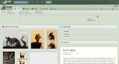 Desktop Screenshot of iwulff.deviantart.com